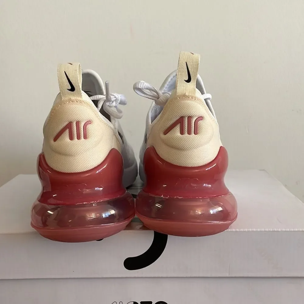 Nike Air Max 270 White Pale Ivory US Women Size 6.5/UK 4/EU 37.5(AH6789-123)